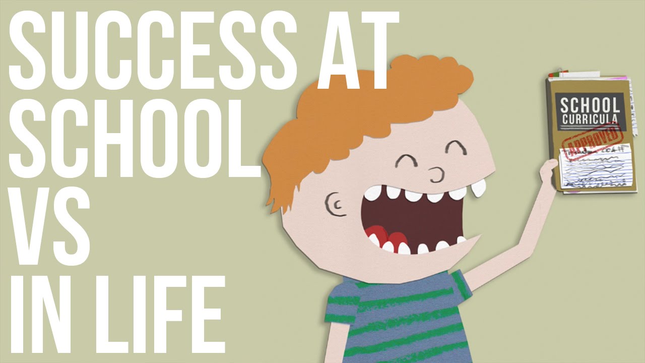 教師に見てほしい動画「Success at school VS In life（学校の成績と人生の成功は関係ない？）」
