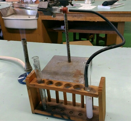 酸化銅（II）の還元実験